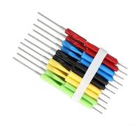 Marchfunny Set of 10 SDK08 Test Clips for SMD IC Testing, Ultra Small Hook Clips Designed for Electrical Applications