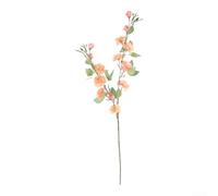 Marchfunny Silk Camellia Floral Stem For Wedding Reception Decor Outdoor Ceremony Home Decoration Styling Accent(Deep White Pink)