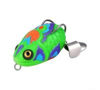 Marchfunny Thunder Frog Crankbait For Blackfish Sea Bass Perch With Compact Size Heavy Weight And Dual High Carbon Steel Hooks(Model B 4cm 7.4g 1#)