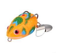 Marchfunny Thunder Frog Crankbait For Blackfish Sea Bass Perch With Compact Size Heavy Weight And Dual High Carbon Steel Hooks(Model B 4cm 7.4g 2#)