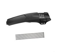 Marchfunny Trail-Ready Mountain Bike Mudguard Set Front And Rear Featuring Carbon Fiber Integration And Robust PP Structure(Style B Single)