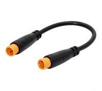 Marchfunny Waterproof M8 3-Pin Male To Female Adapter Cable Supporting Standardized Interfacing In Mobility Hardware(Male to Male)