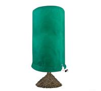 Marchfunny Winter Plant Frost Protection Bag with Zipper and Drawstring, Non-Woven Fabric Freeze Cover for Trees, Shrubs and Flower Plants(Green 80×100cm)