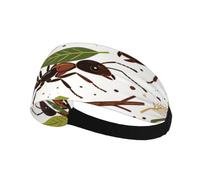 Marching Ants Elastic Printed Sweat Wicking Headband For Men Women