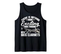 Marching Band Clarinetist Orchestra Exciting Bass Clarinet Tank Top