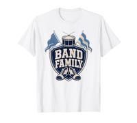Marching Band Family Drum Flags T-Shirt