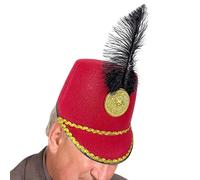Marching band hat, vintage parade headpiece, decorative performance cap, accessory in retro, unique style, stylish autumn fashion outfit, element, women's clothing accessories for carnival parties