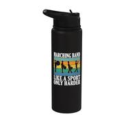 Marching Band Like a Sport only Harder Band Camp Stainless Steel Insulated Water Bottle
