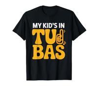 Marching Band Mom Kid Biggest Case Tuba Player Big Heavy T-Shirt