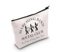 Marching Band Mom Makeup Bag Marching Band Social Club Gifts Marching Band Season Gifts Marching Band Zipper Bag (Social Club UK)