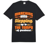 Marching Band Stepping up to The Tempo - Marching Band Comfort Colors Adult Heavyweight T-Shirt