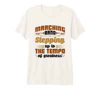 Marching Band Stepping up to The Tempo - Marching Band Premium T-Shirt