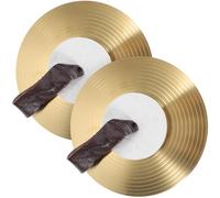 Marching Cymbals, 8 - inch Alloy Material, Ideal for School Performances, Marching Cymbals, A Pair