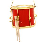 (Marching Drum) - 5.1cm Red Marching Drum Ornament
