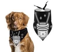 Marching Drum Pet Bandana Dogs Triangle Scarf Cats Handkerchief Puppy Costume
