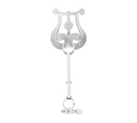 Marching Music Holder Piccolo Score Stand Portable Clip Lyre Clamp Marching Sheet Holder Clip-on For band
