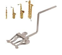 Marching Musical Holder, Alto Saxophone Sheet Clip Stand Iron Music Lyre Holder for Marching Band, Cornet Metal Plating Lyre Music Clip for Alto Saxophone (#2)