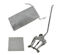 Marching Saxophone Sheet Music Holder with 4 * 4mm Square Socket - Includes Velvet Bag & Cleaning Cloth