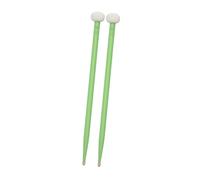 Marching Snare Drum Sticks and Timpani Mallets, Maple and Felt Smooth Surface Drumsticks for Bass, Green