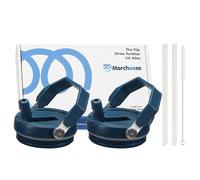 Marchoose 2 Pcs Tumbler Flip Straw Lid Replacement fit for 40 oz Stanley Quencher, Leak-Proof, Easy Handling, Perfect Fit, Slumberland