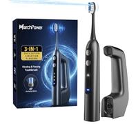Marchpower 3-in-1 Sonic Toothbrush & Water Flosser 46° Sweep Combo