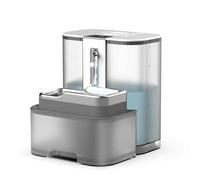 Marchul Cat Water Fountain No Filter Needed, Wastewater Separation for Fresh Water, 5L Large Capacity Wireless Automatic Pet Water Dispenser for Cat, Stainless Steel Bowl, Rechargeable & Easy to Clean