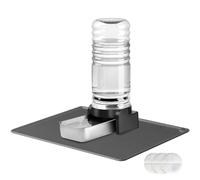 Marchul Dog Water Dispenser, 7.2L, Automatic Gravity Bowl with Stainless Steel Base, 3 Filters, Placemat