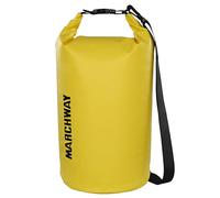 MARCHWAY Floating Waterproof Dry Bag 5L/10L/20L/30L/40L, Roll Top Sack Keeps Gear Dry for Kayaking, Rafting, Boating, Swimming, Camping, Hiking, Beach, Fishing (Lemon Yellow, 20L)