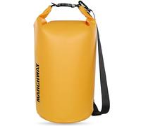 MARCHWAY Floating Waterproof Dry Bag Backpack 5L/10L/20L/30L/40L, Roll Top Sack Keeps Gear Dry for Kayaking, Rafting, Boating, Swimming, Camping, Hiking, Beach, Fishing (Deep Yellow, 30L)