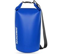 MARCHWAY Floating Waterproof Dry Bag Backpack 5L/10L/20L/30L/40L, Roll Top Sack Keeps Gear Dry for Kayaking, Rafting, Boating, Swimming, Camping, Hiking, Beach, Fishing (Dark Blue, 10L)