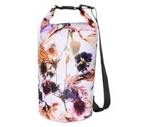 MARCHWAY Floating Waterproof Dry Bag Backpack 5L/10L/20L/30L/40L, Roll Top Sack Keeps Gear Dry for Kayaking, Rafting, Boating, Swimming, Camping, Hiking, Beach, Fishing (Flower, 30L)