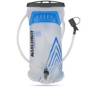 MARCHWAY Lightweight TPU Hydration Bladder 2L/3L for Hydration Packs, Slide-Seal Wide Mouth Water Reservoir Bag with Carry Handle for Hiking, Cycling, Running, Camping, Travel (2L White 70oz)