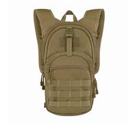 MARCHWAY Tactical Molle Hydration Pack with 2.5L TPU Water Bladder, Military Backpack for Hiking, Cycling, Backpacking, Running (Tan)