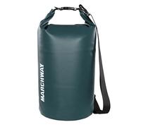 MARCHWAY Waterproof Backpack Float with Roll Top Keep Gear Dry 5L/10L/20L/30L/40L for Kayaking Rafting Swimming Camping Hiking Beach Fishing (Blackish Green, 20L)
