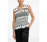 MARCIANO by GUESS geometric-print top - White XS-S-M