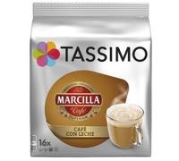Marcilla Café con Leche Coffee Capsules for Tassimo Machines - 16 Pods