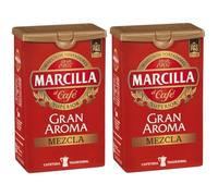 Marcilla Ground Coffee "Gran Aroma Mezcla" 250g (Pack of 2)