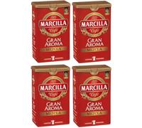 Marcilla Ground Coffee "Gran Aroma Mezcla" 250g (Pack of 4)