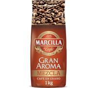 Marcilla Whole Bean Coffee 1kg - Rich & Balanced Roast, Intense Aroma, Ideal for Espresso and Filter Coffee