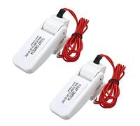 Marclix - 12V 24V or 32V Wedge Pump Automatic Float Switch for RV Camping Marine Fishing Pump Auto On/Off