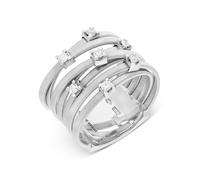 Marco Bicego Goa 18ct White Gold 0.21ct Diamond Ring - Q