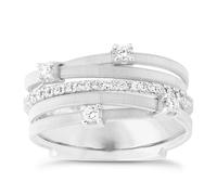 Marco Bicego Goa 18ct White Gold 0.25ct Diamond Ring