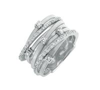 Marco Bicego Goa 18ct White Gold 0.41ct Diamond Ring - J