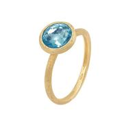 Marco Bicego Jaipur 18ct Yellow Gold Blue Topaz Ring - L MBI-550/L