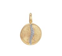 Marco Bicego Jaipur 18ct Yellow Gold Diamond Large Stackable Pendant - Gold MBI-577