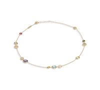 Marco Bicego Jaipur 18ct Yellow Gold Mixed Gemstone Necklace - Option1 Value Yellow Gold MBI-480
