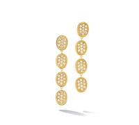 Marco Bicego Lunaria Alta 18ct Yellow Gold 1.06ct Diamond Drop Earrings - Yellow Gold MBI-633