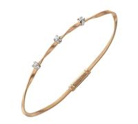 Marco Bicego Marrakech 18ct Rose Gold 0.15ct Diamond Bracelet - Option1 Value Rose Gold MBI-052