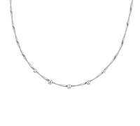 Marco Bicego Marrakech 18ct White Gold 0.25ct Diamond Necklace - Option1 Value White Gold MBI-059