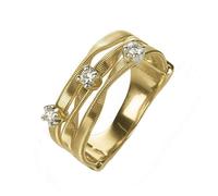 Marco Bicego Marrakech 18ct Yellow Gold 0.15ct Diamond Ring - U MBI-094/U